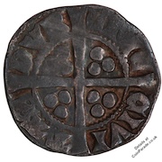 1344-1351 Penny Third Coinage Durham Mint - Edward III